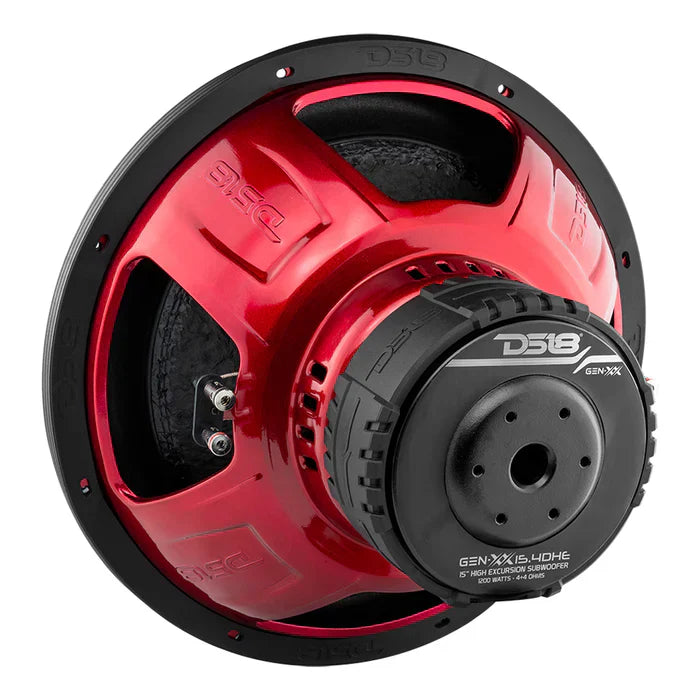 DS18 GEN-XX15.4DHE GEN-XX 15" Subwoofer 1600 Watts Dvc 4-Ohm Double Magnet High Excursion