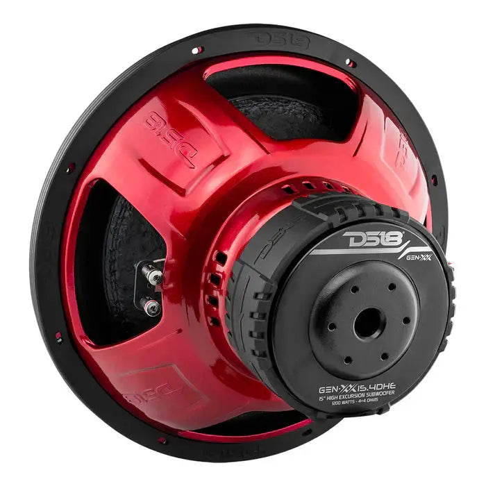 DS18 DS18 GEN-XX15.4DHE GEN-XX 15" Subwoofer 1600 Watts Dvc 4-Ohm Double Magnet High Excursion - Car Audio