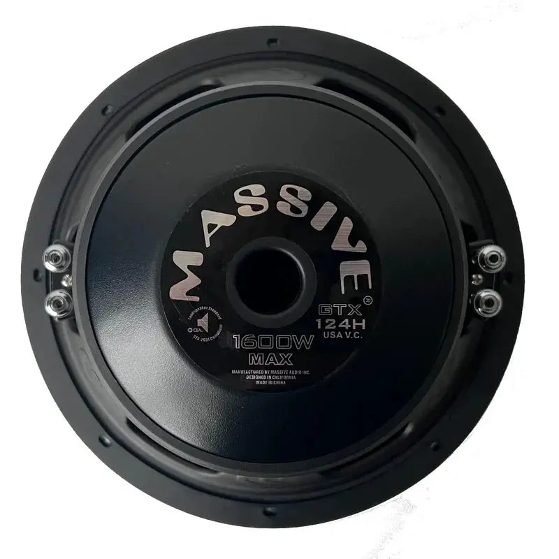 Massive Audio Massive Audio GTX124H 12" Subwoofer - Car Audio