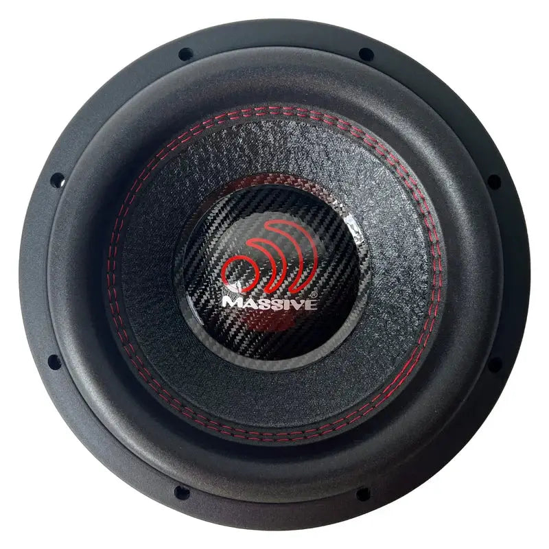 Massive Audio Massive Audio H104X - 10" 2000 Watts RMS Dual 4 Ohm 3" V.C. Mega Subwoofer - Car Audio