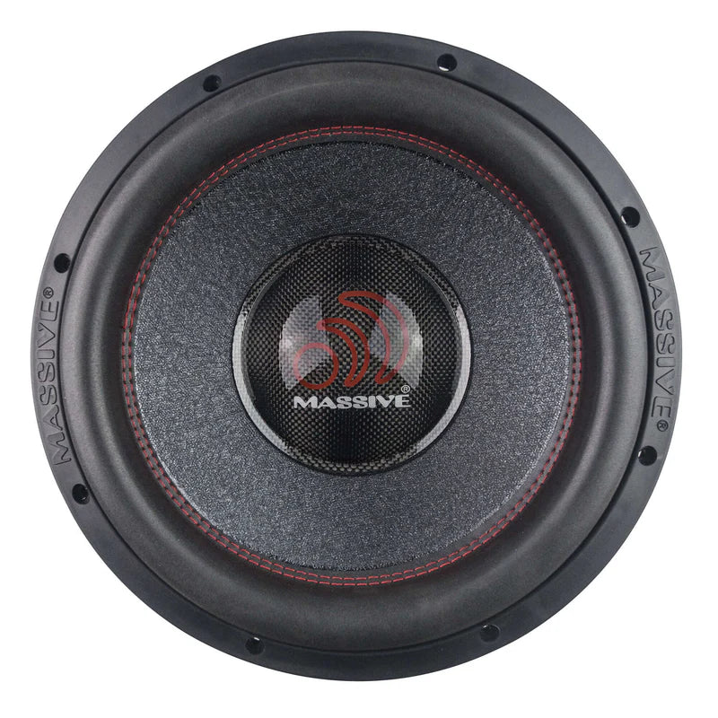 Massive Audio H124X - 12" 2000 Watts RMS Dual 4 Ohm 3" V.C. Mega Subwoofer