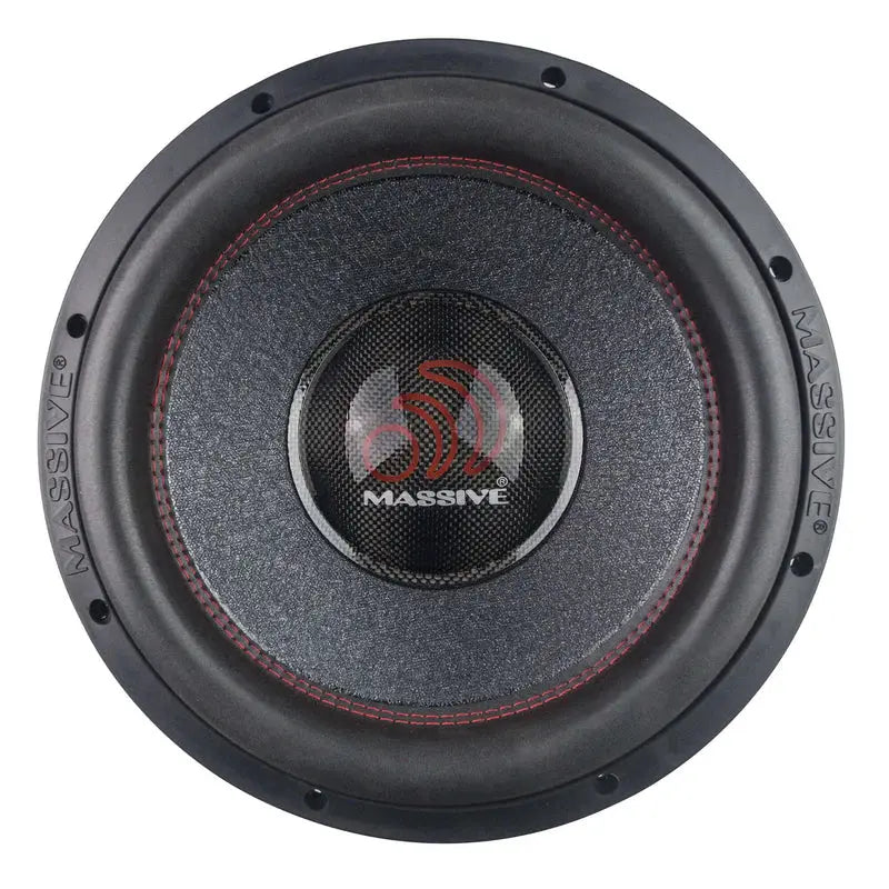 Massive Audio Massive Audio H122X - 12" 2000 Watts RMS Dual 2 Ohm 3" V.C. Mega Subwoofer - Car Audio