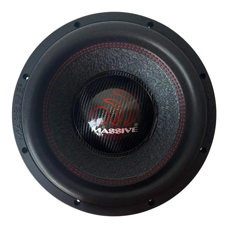 Massive Audio Massive Audio H124XR - 12" 3000 Watts RMS Dual 4 Ohm 4" V.C. Mega 70 Lbs. Subwoofer - Car Audio