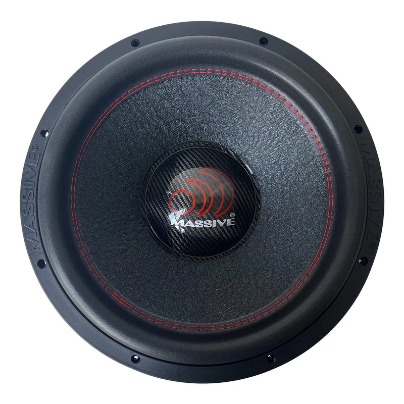 Massive Audio H154X - 15" 2000 Watts RMS Dual 4 Ohm 3" V.C. Mega Subwoofer