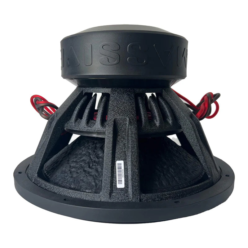 Massive Audio H154X - 15" 2000 Watts RMS Dual 4 Ohm 3" V.C. Mega Subwoofer