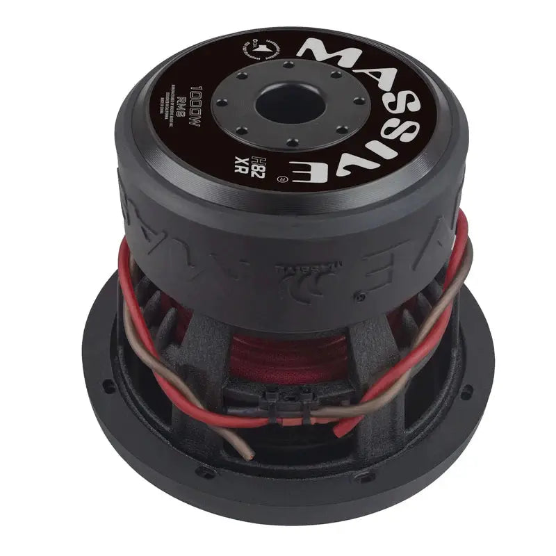 Massive Audio Massive Audio H82XR - 8" 1000 Watts RMS Dual 2 Ohm 2.5" V.C. Subwoofer - Car Audio