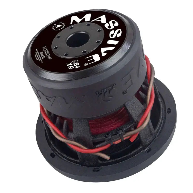 Massive Audio Massive Audio H84XR - 8" 1000 Watts RMS Dual 4 Ohm 2.5" V.C. Subwoofer - Car Audio