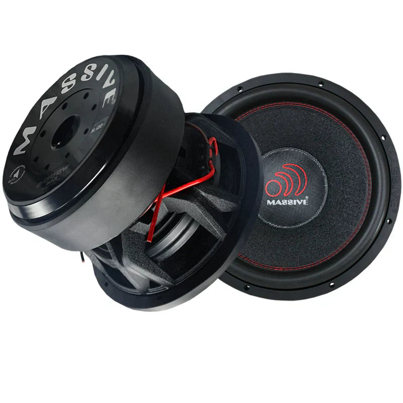 Massive Audio HIPPOXLR Dual 2 Ohm 12" Subwoofer