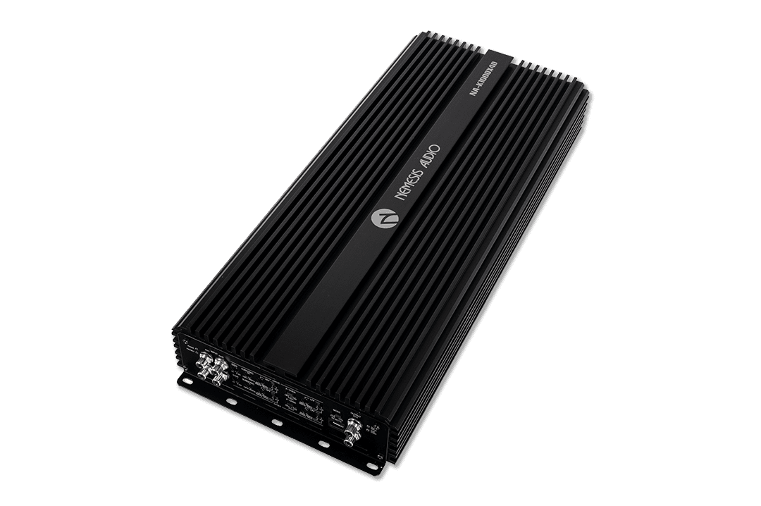 Nemesis Audio NA-K1000X4D Korean made 4-channel amp. 1700W x4 @2-Ohm / 3600W x2 bridged, with advanced crossover controls.