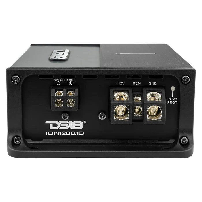 DS18 ION1200.1D Compact Full-Range Class D 1-Channel Amplifier 1200 Watts RMS