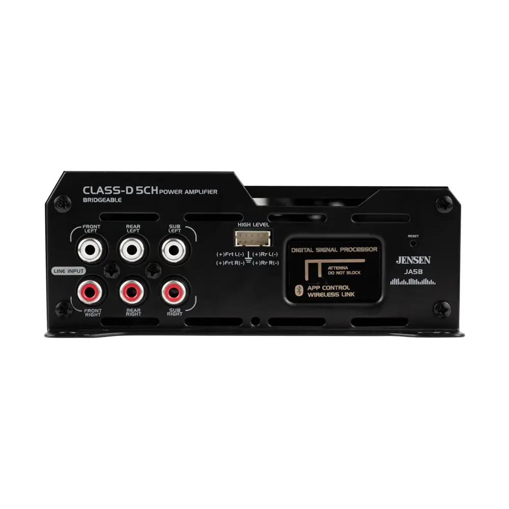 Jensen 815 Watts Class D 5-Channel Amp with Bluetooth App Control – JA5B