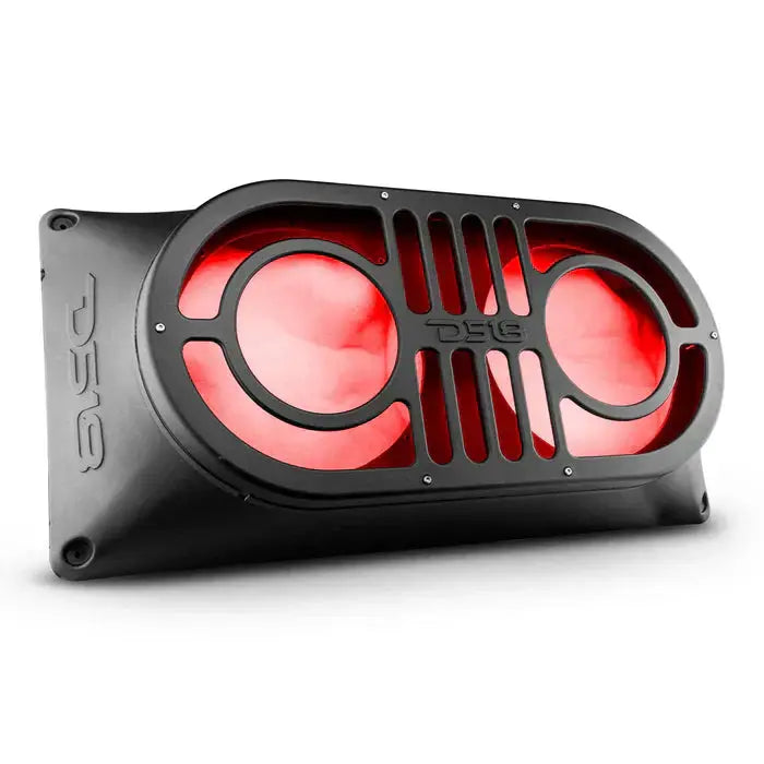 DS18 DS18 JBASS Exclusive Jeep Gate Enclosure for 2X10" Shallow Subwoofers - Car Audio