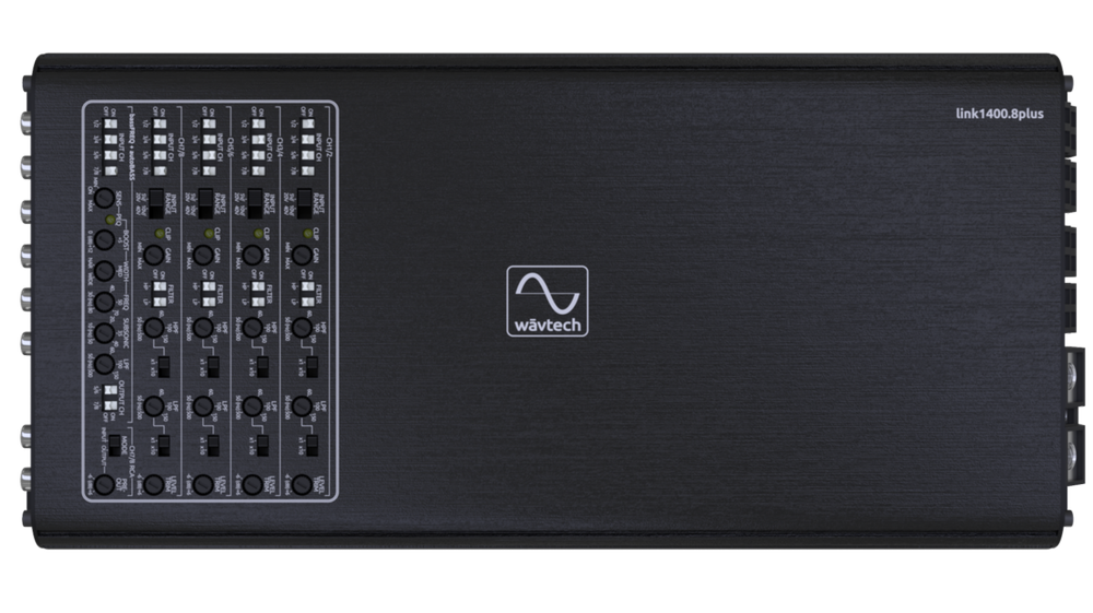 Wāvtech link1400.8plus 1400 Watt 8-Channel Amplifier
