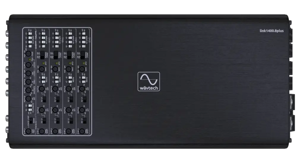 Wāvtech Wāvtech link1400.8plus 1400 Watt 8-Channel Amplifier - Car Audio