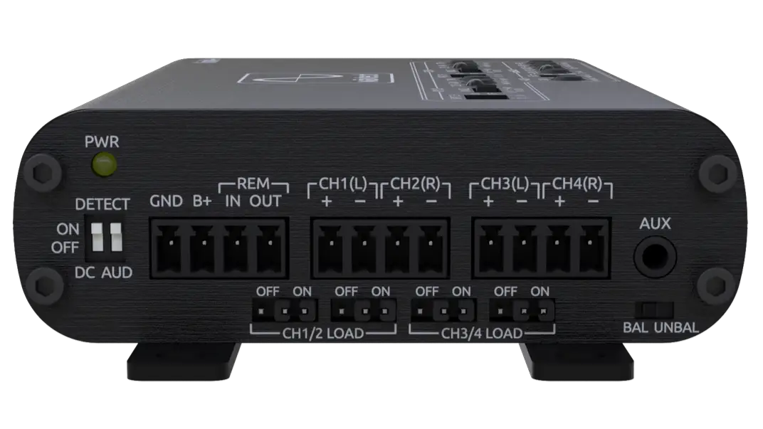 Wāvtech Wāvtech link4+ 4-Channel LOC w/autoBASS, Matrix Summing and Remote - Car Audio