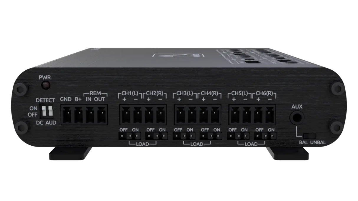 Wāvtech Wāvtech link6+ 6-Channel LOC w/autoBASS, Matrix Summing and Remote - Car Audio