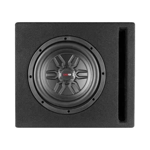 DS18 DS18 LSE-110A Bass Package 1 X SLC-MD10 In a Ported Box with S-1500.1/RD Amplifier and 4-GA Amp Kit 500 Watts - Car Audio