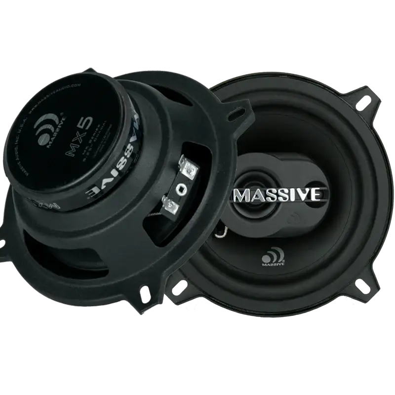 Massive Audio Massive Audio MX5 5.25" Coaxial Speakers - Car Audio