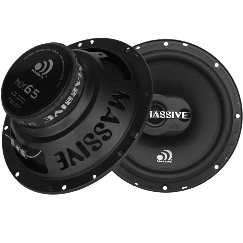 Massive Audio Massive Audio MX65V2 6.5" Coaxial Speakers - Car Audio