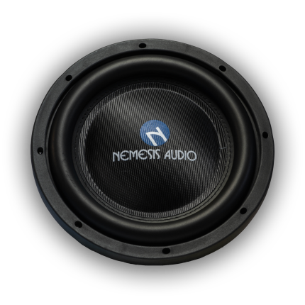 Nemesis Audio NA-10SLM V.2 D4 10″ 500W RMS Dual 4-Ohm Shallow Subwoofer