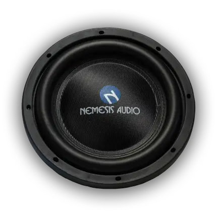 Nemesis Audio Nemesis Audio NA-10SLM V.2 D4 10″ 500W RMS Dual 4-Ohm Shallow Subwoofer - Car Audio