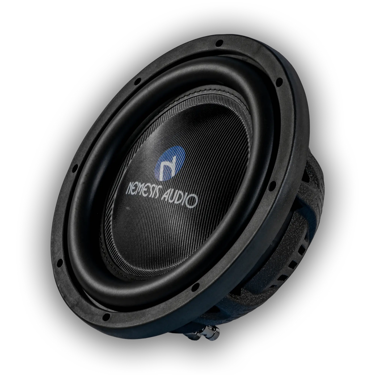 Nemesis Audio Nemesis Audio NA-10SLM V.2 D4 10″ 500W RMS Dual 4-Ohm Shallow Subwoofer - Car Audio