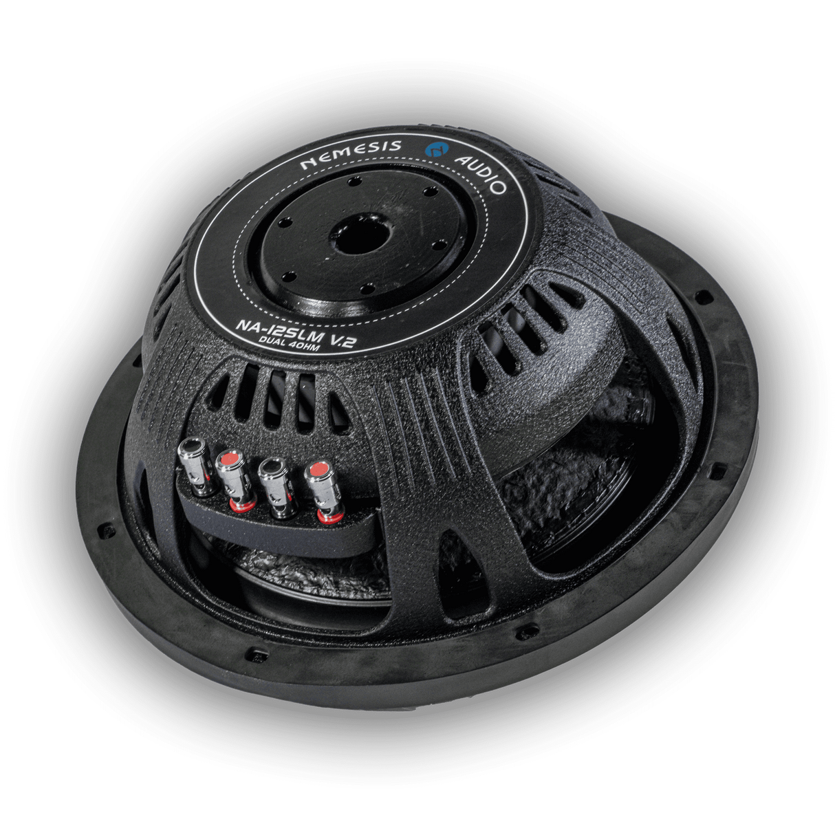 Nemesis Audio NA-12SLM V.2 D4 12″ 500W RMS Shallow Mount Car Subwoofer