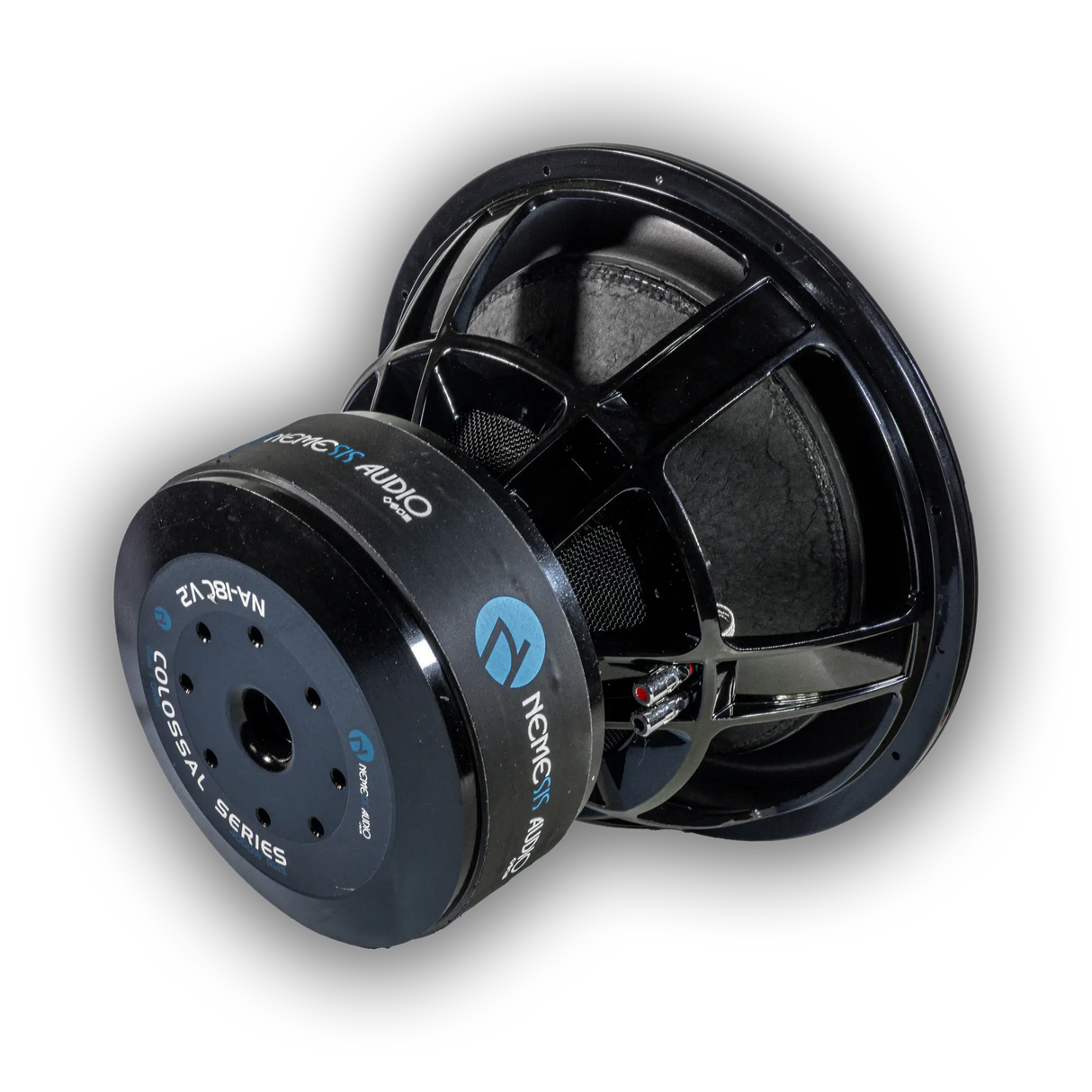Nemesis Audio Nemesis Audio NA-18Cv.2 (D1) 18″ 8000W Max Dual 1-Ohm Voice Coil Colossal Series Car Subwoofer - Car Audio