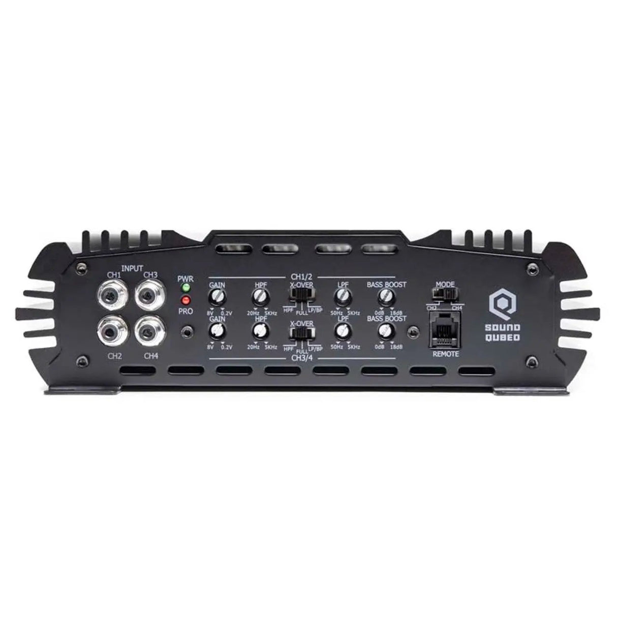 SoundQubed SoundQubed Q4-150ABv2 16.0v Q Series 4 Channel Amplifier - Car Audio