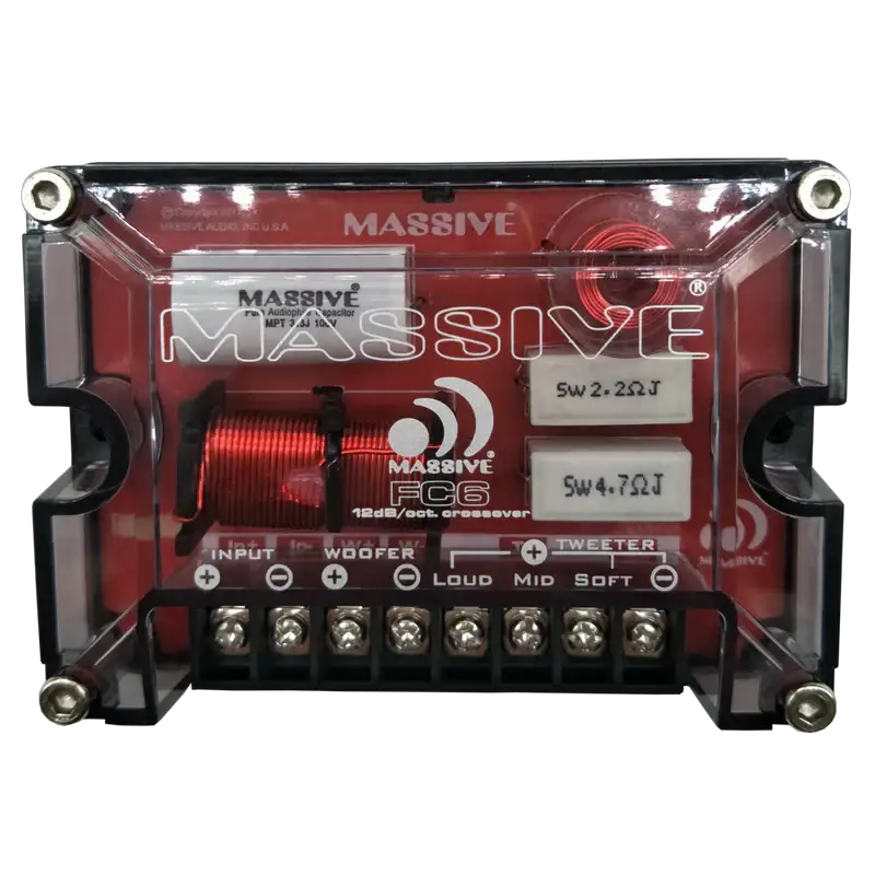 Massive Audio Massive Audio FC6 6.5" 2-Way Component Speakers - Car Audio