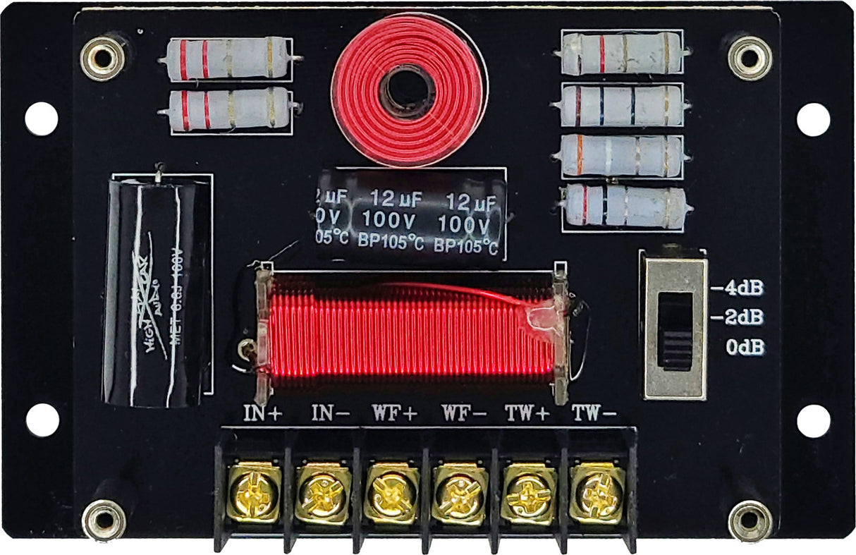 Sky High 65C2P Premium Neo 2 Way 6.5" Component Set 4 ohm (Neo Motors, Titanium Dome)