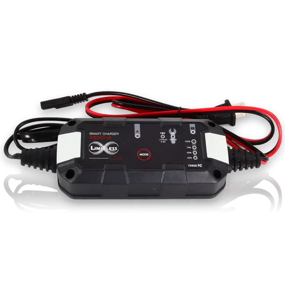 Limitless Lithium Limitless Lithium 3.5A Battery Maintainer (Sodium / Lifepo4) - Car Audio