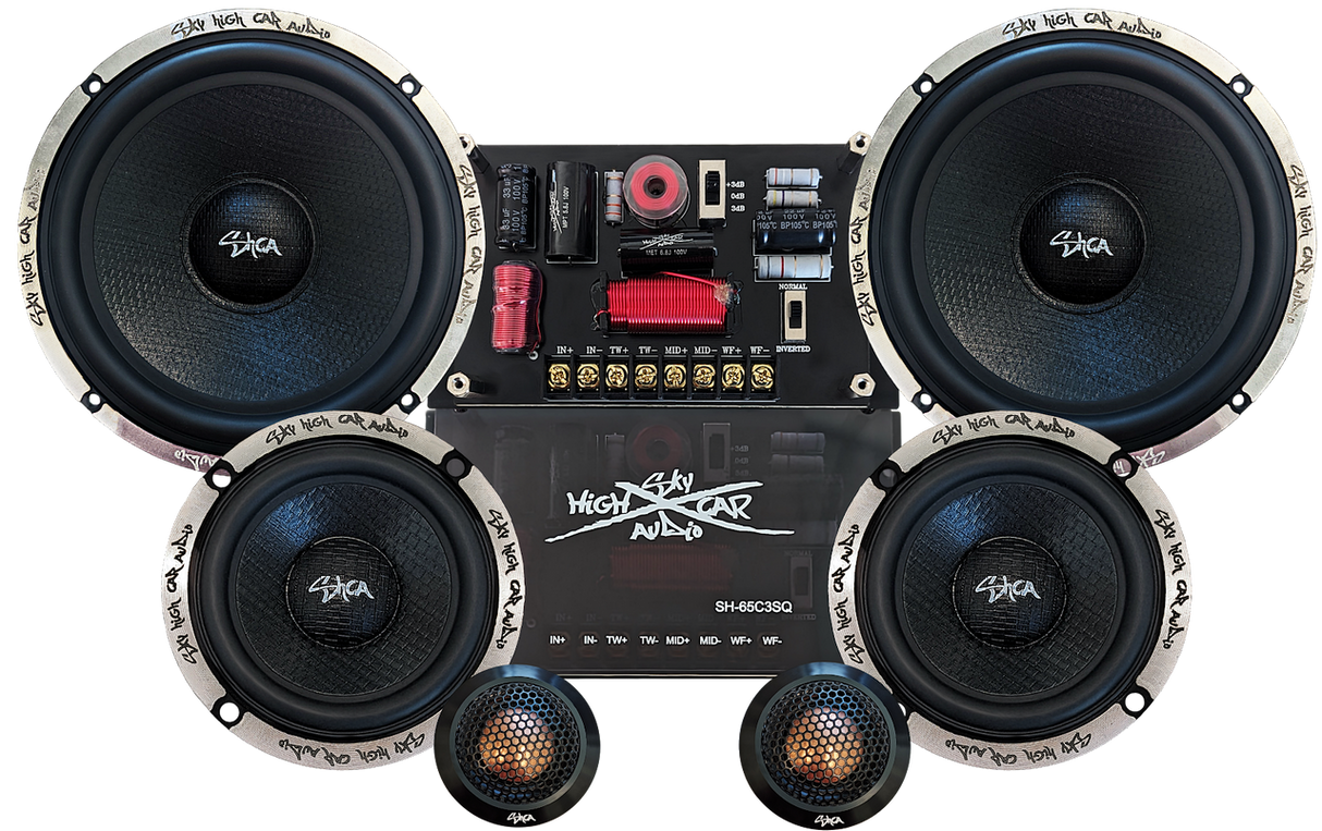 Sky High SH-65C3SQ 3-Way Neodymium Component Set
