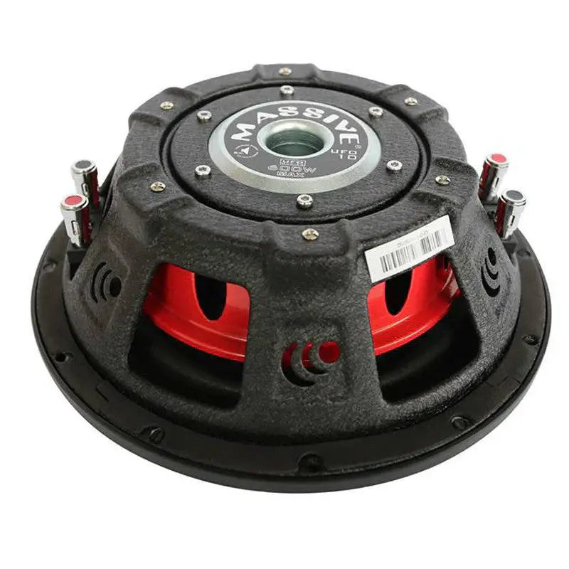 Massive Audio Massive Audio UFOv2 10" Shallow Mount Subwoofer - Car Audio