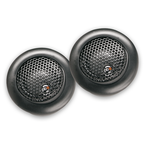 Powerbass Powerbass S-1S 1" Silk Dome Tweeters - Car Audio