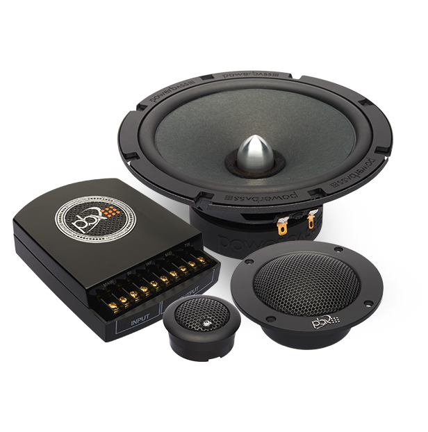 Powerbass Powerbass 2XL-63.3C 6.5" 3-way Component Speakers - Car Audio