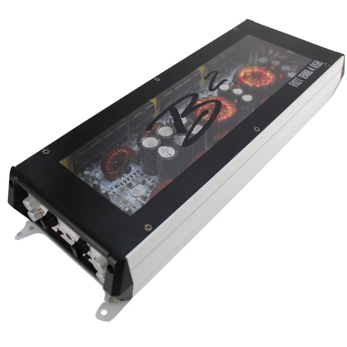 B2 Audio B2 Audio RIOT 4-Channel 1.8K 1800W 2-Ohm Class D Full Range Amplifier w/ RGB LED Illumination - Car Audio