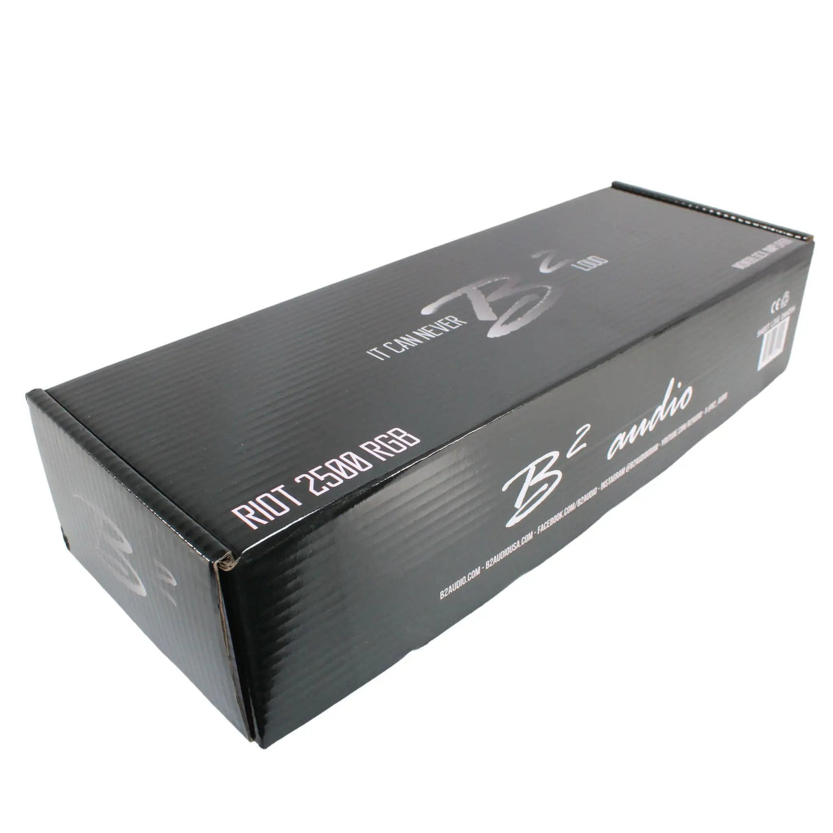 B2 Audio B2 Audio RIOT Mono 2.5K 2500 Watt 1-Ohm Class D Subwoofer Amplifier Full Range Amplifier w/ RGB LED Illumination - Car Audio