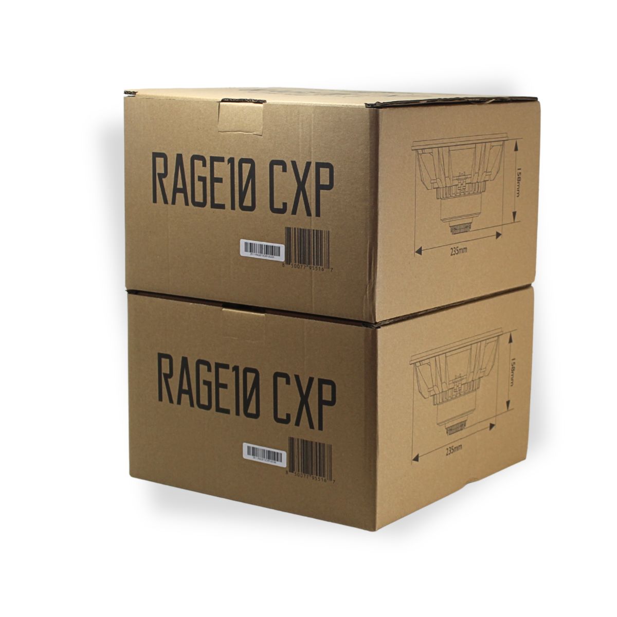 B2 Audio RAGE 10" 4-Ohm 300 Watt RMS Hybrid Coaxial Speaker Pair RAGE10CXP