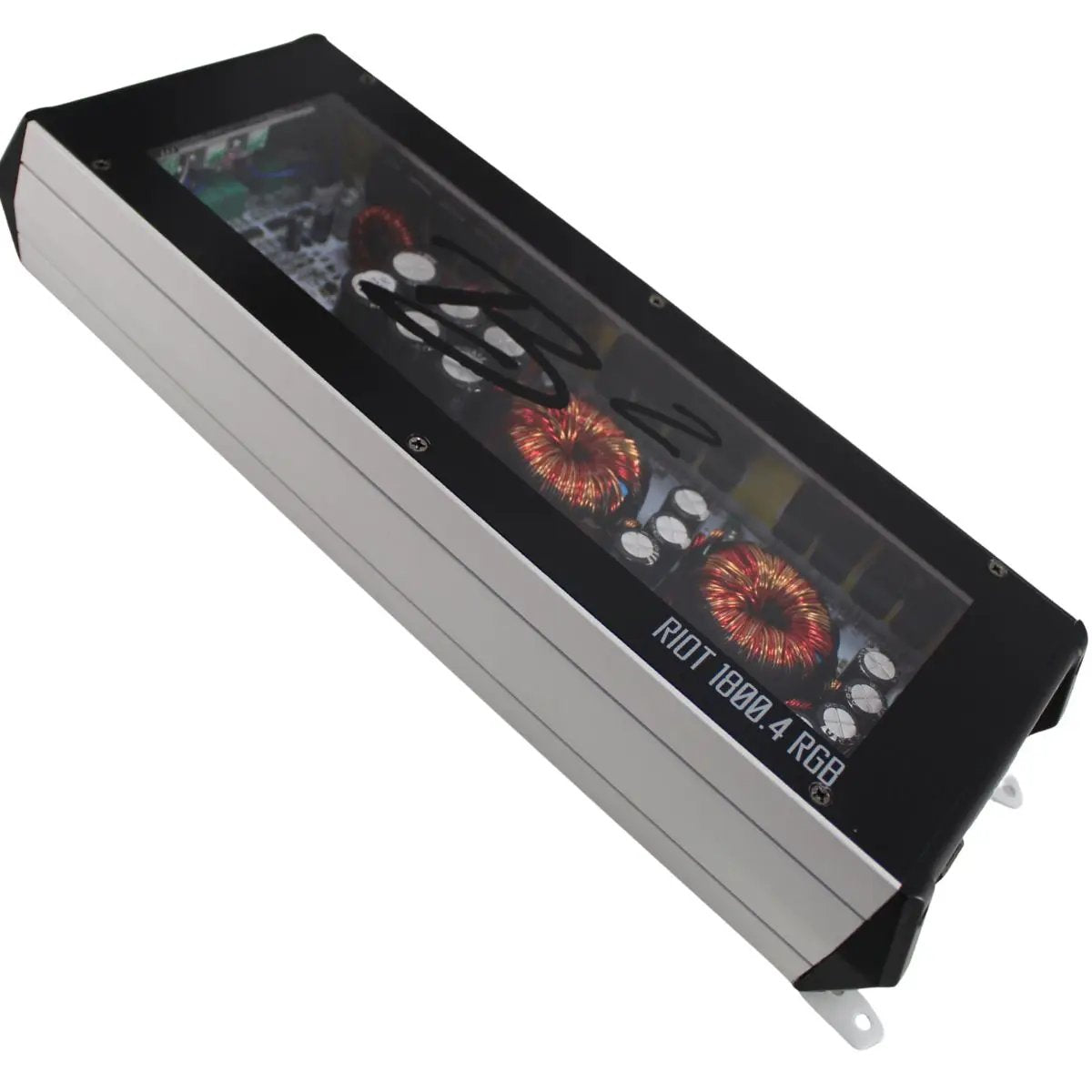B2 Audio B2 Audio RIOT 4-Channel 1.8K 1800W 2-Ohm Class D Full Range Amplifier w/ RGB LED Illumination - Car Audio