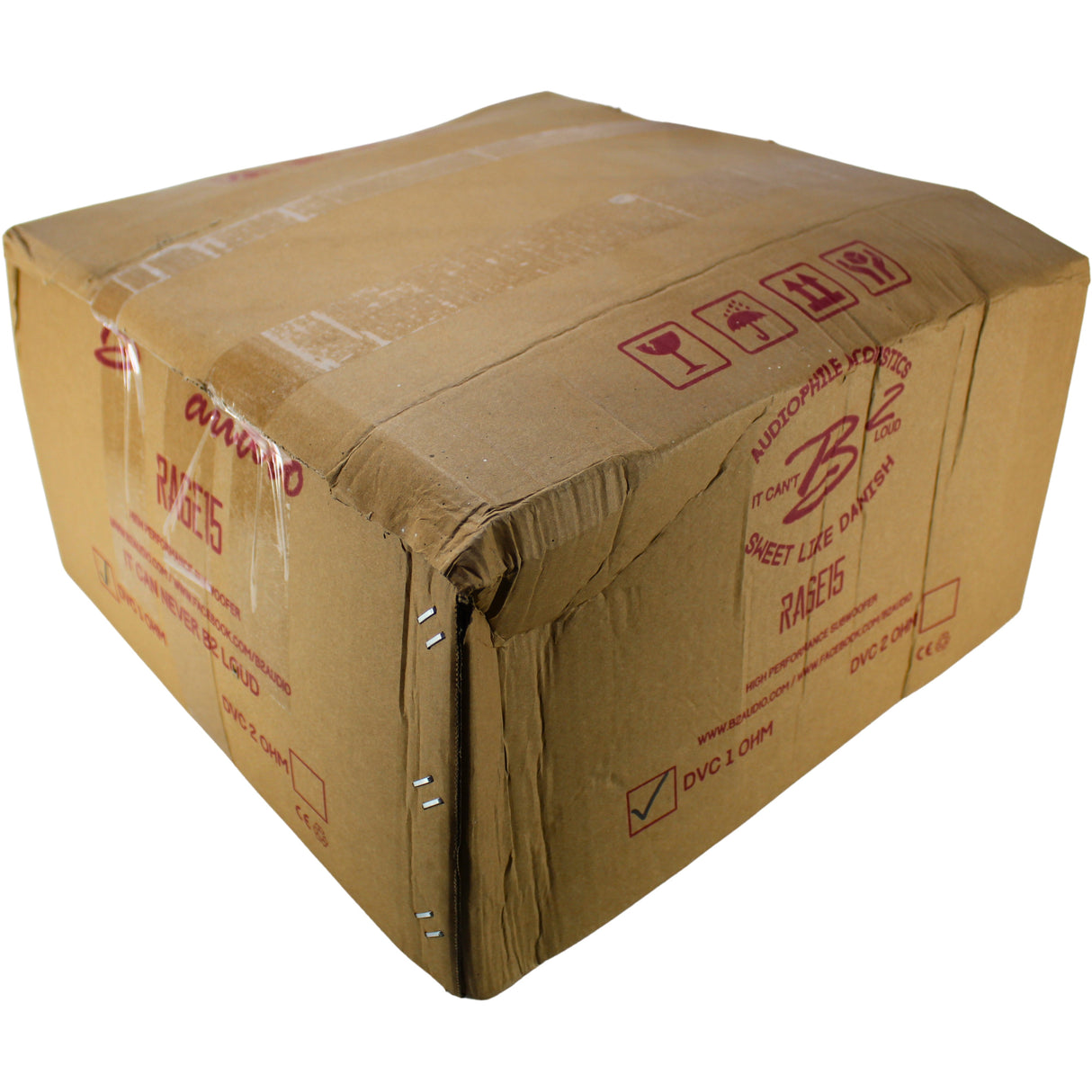 B2 Audio RAGE Series V2 15" 2000 Watt RMS Dual 1-Ohm 3" Voice Coil Subwoofer RECONE