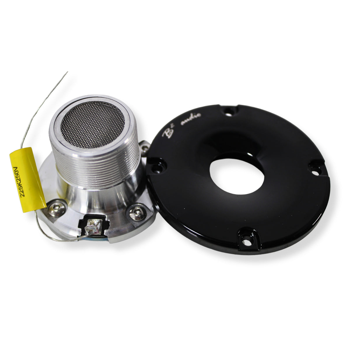 B2 Audio RAGE Series Pair of 1" 4-Ohm 20 Watt RMS Shallow Mount Compression Drivers, OD 3.15" w/ Horn RAGE CDR