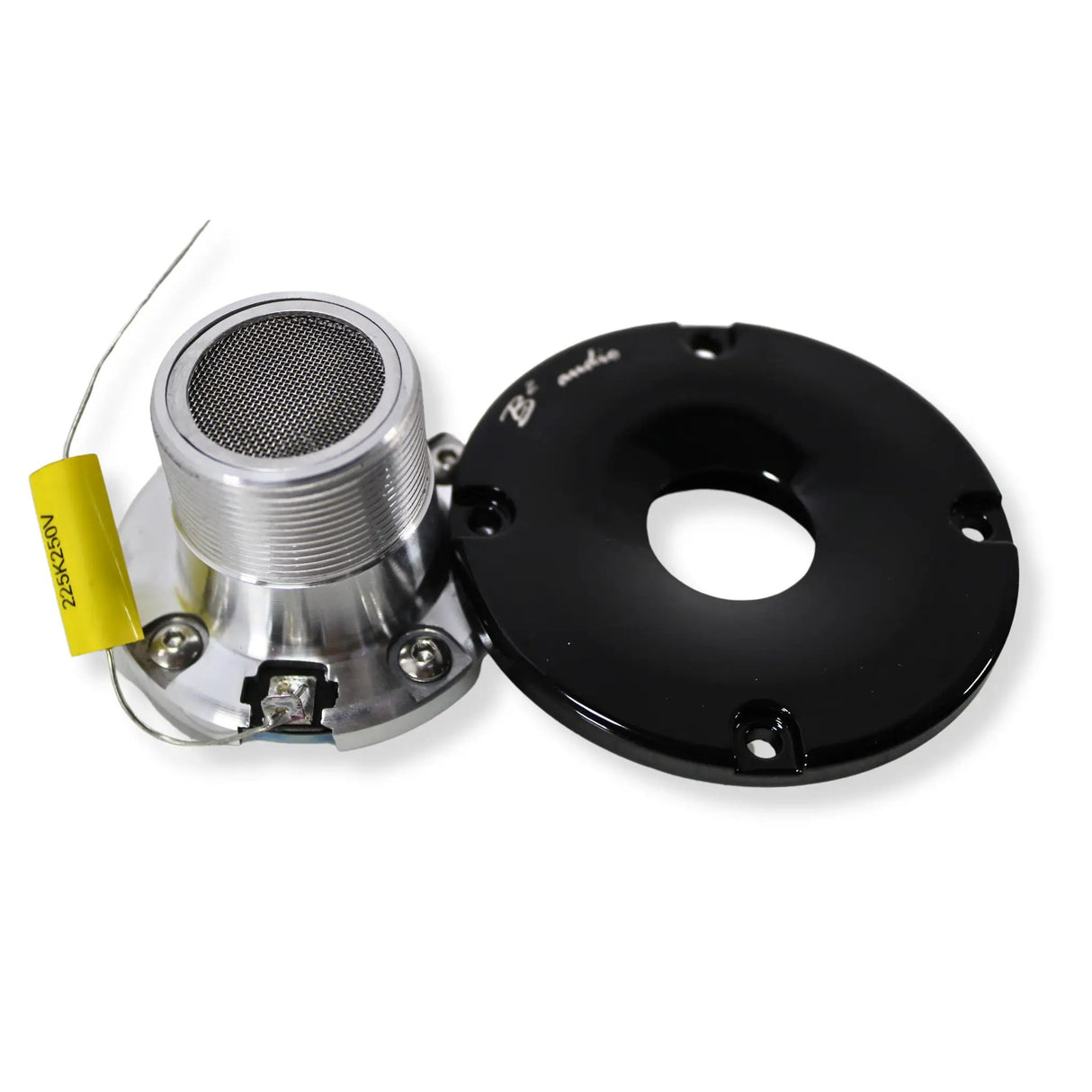 B2 Audio B2 Audio RAGE Series Pair of 1" 4-Ohm 20 Watt RMS Shallow Mount Compression Drivers, OD 3.15" w/ Horn RAGE CDR - Car Audio