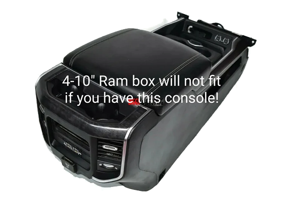 Fox Acoustics Fox Acoustics FoxBox® Dodge Ram Quad & Crew Cab Quad 10" Vented Subwoofer Enclosure / Console Combo - Car Audio
