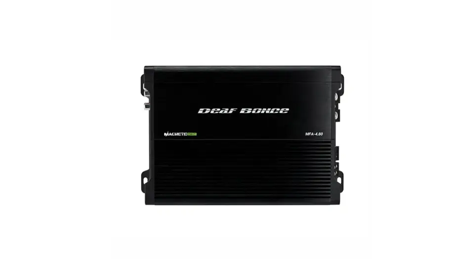 Deaf Bonce Deaf Bonce MACHETE MFA-4.80 | 80 Watt 4-channel amplifier - Car Audio