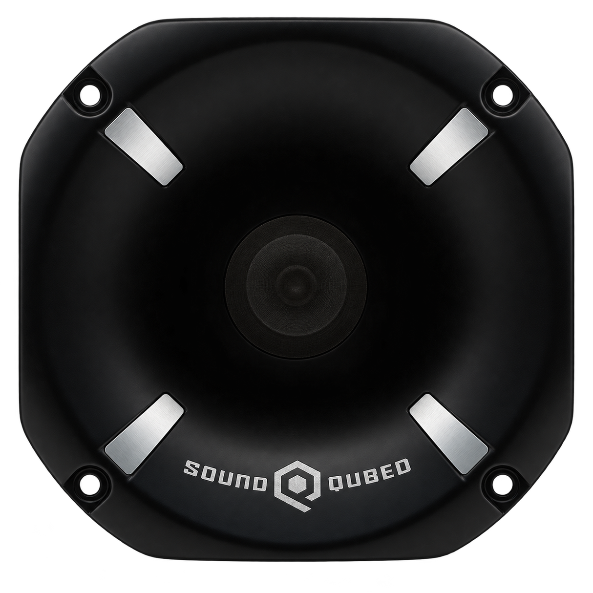 SoundQubed SoundQubed SQ-HDX-2HDT-8 6" Aluminum Horn + 2" Titanium Driver (each) - Car Audio