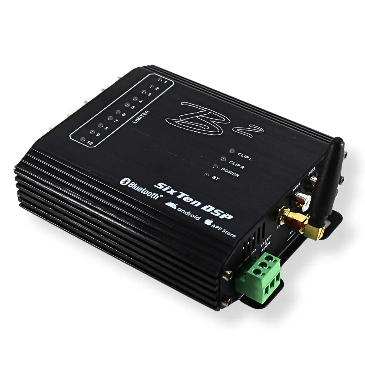B2 Audio B2 Audio Black 4v 10 Channel DSP with Bluetooth iOS/Android App 96 KHz - 32 Bit - Car Audio