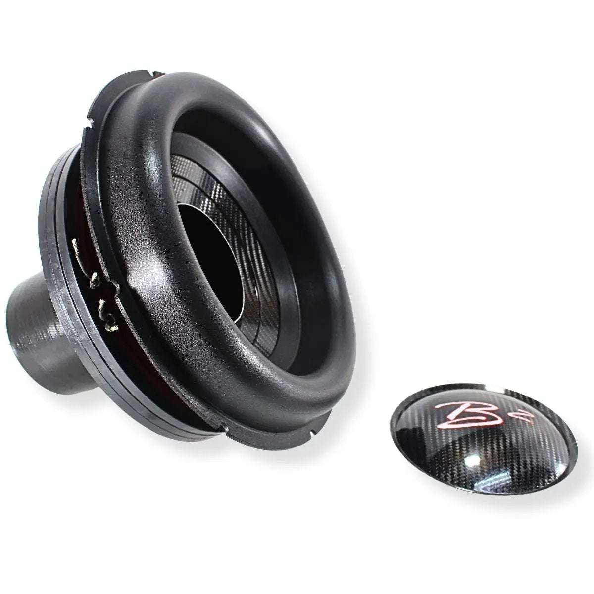B2 Audio B2 Audio 12" Carbon Fiber Re-cone Kit Drop 1-Ohm 4" Coil Rampage - Car Audio