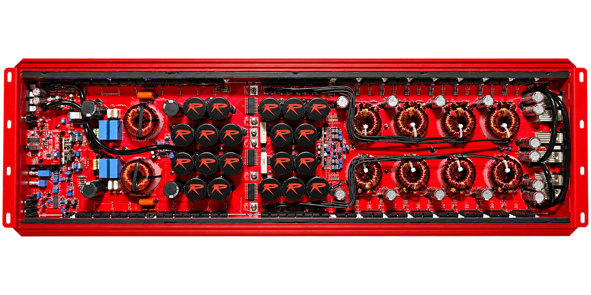 Ruthless Audio Ruthless Audio 12500.1 Red 12,500 Watt Monoblock Amplifier - Car Audio