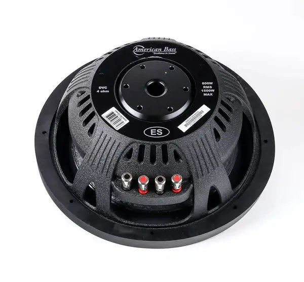 American Bass American Bass ES Series Shallow 12" Subwoofer Dual 4 Ohm - Car Audio